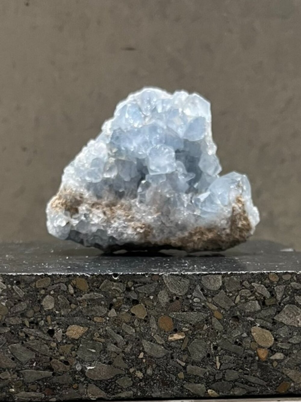 Celestite Raw Natural Crystal Cluster, 14.2 ozs.
